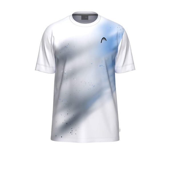 TOPSPIN T-SHIRT MEN NAVY/ PRINT VISION M 811136 TENNIS HEAD