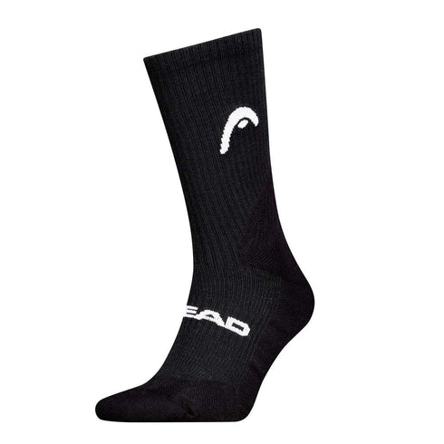 SOCKS TENNIS 1P CREW BLACK TENNIS HEAD
