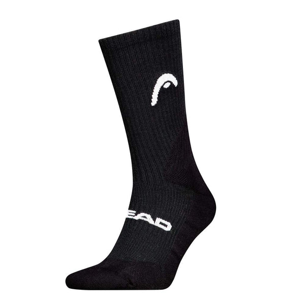 SOCKS TENNIS 1P CREW BLACK TENNIS HEAD