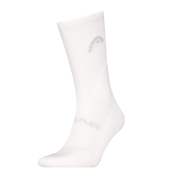 SOCKS TENNIS 1P CREW WHITE TENNIS HEAD