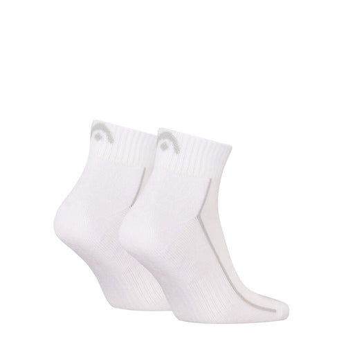 SOCKS TENNIS 2P PERFORMANCE QUARTER WHITE TENNIS HEAD